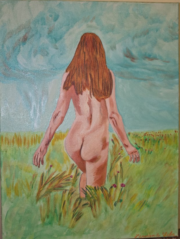 %22Conjuring up a storm%22 Artistic Nude Artwork by Artist Fernando